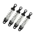 thumbnail image 1 of Kuntesetty 4 Pieces Hydraulic Shock Absorbers for RC Car RC Shocks Replacement 60 mm Sturdy Spare Parts 1:12 Scale Dampers for MN168 D90 Black, 1 of 9