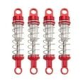 thumbnail image 1 of Kuntesetty 4 Pieces Hydraulic Shock Absorbers for RC Car RC Shocks Replacement 60 mm Sturdy Spare Parts 1:12 Scale Dampers for MN168 D90 Red, 1 of 9
