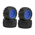 thumbnail image 1 of Kuntesetty 4Pcs 1/18 Scale RC Tires Upgrades for Arrma Typhon Granite Professional Blue, 1 of 9