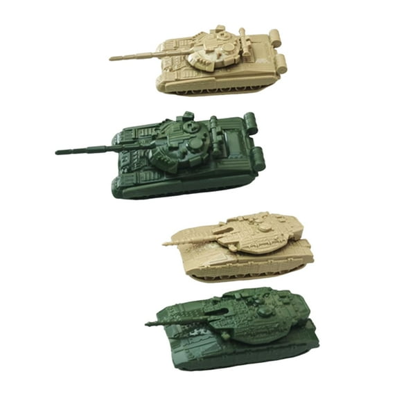 Kuntesetty 4x 1:144 Scale Vehicle Model Kits for Adults Educational Toy Style C