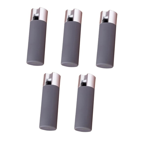 Kuntesetty 5 Pieces Curtain Cord Weights Sleek Curtain Blinds Handles for Door Curtains Gray