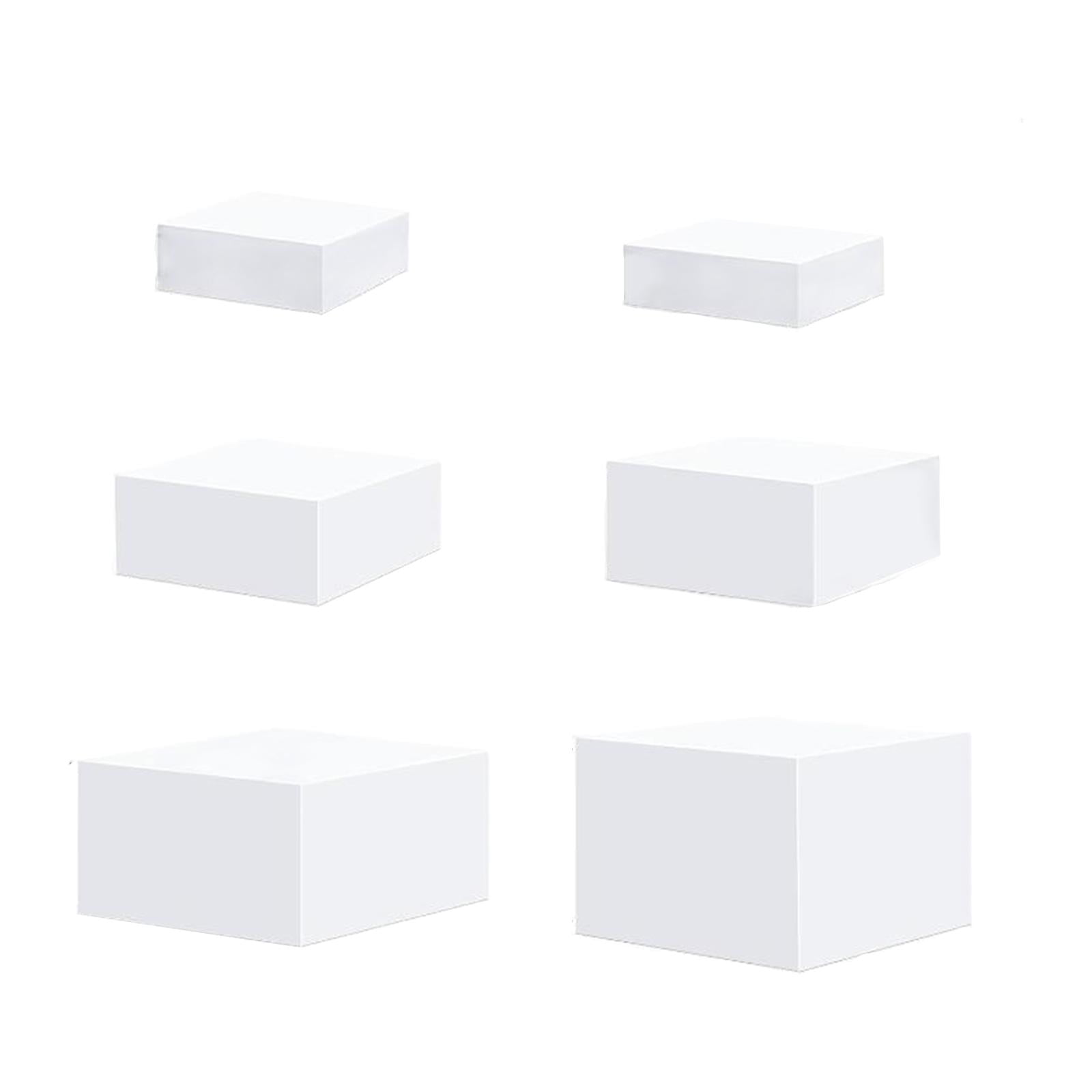 Native Food Riser Kuntesetty 6pcs Acrylic Cube Display Box Riser, Nesting Stackable Riser ...
