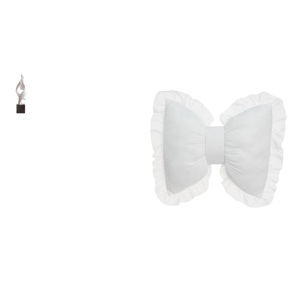 Kuntesetty Abstract Art Statue Decorative Figurine Resin Sculpture for House Office Coffee Table Decor with Cute Bow Cushion Modern Home Furnishing Comfortable Bedside Sofa Chair Farmhouse