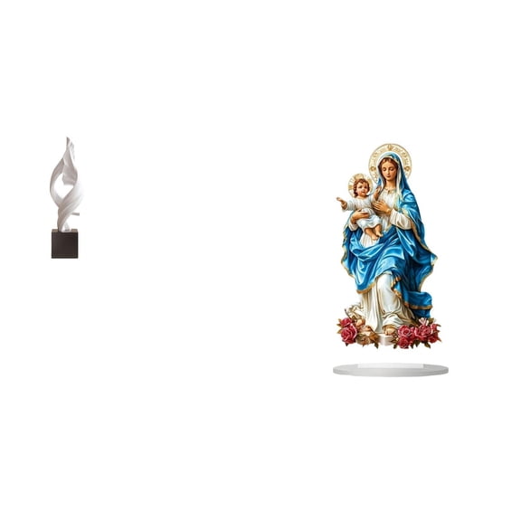 Kuntesetty Abstract Resin Art Figurine Acrylic Desktop Sculpture Unique Tabletop Ornament Souvenir Home Office Coffee Table Holiday Decor Gift