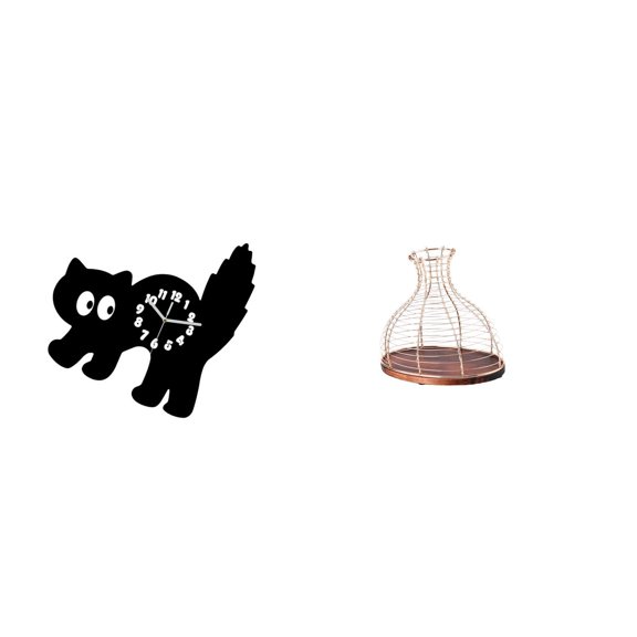 Kuntesetty Acrylic Wall Clock Ornament for Kitchen Bedroom Living Room Study Kid Room with Modern Wine Cork Holder Stopper Display Vase Unique Elegant Practical Gift Decor