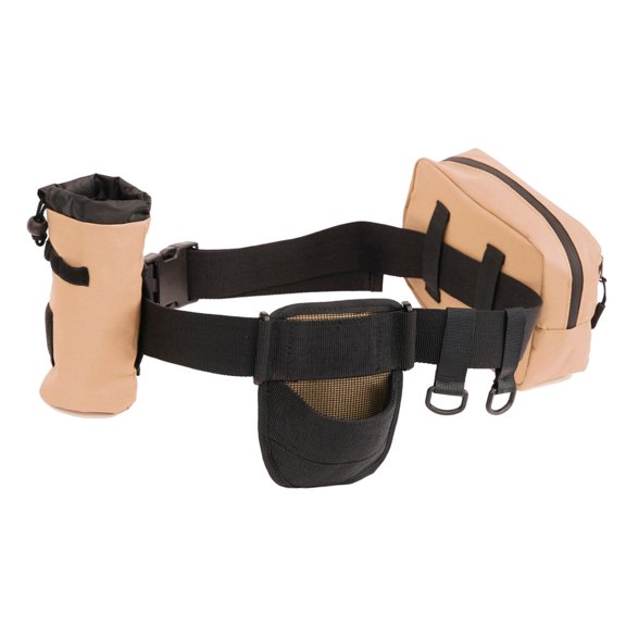 Kuntesetty Adjustable Fishing Waist Belt Quick Installation Lightweight Multifunctional Khaki