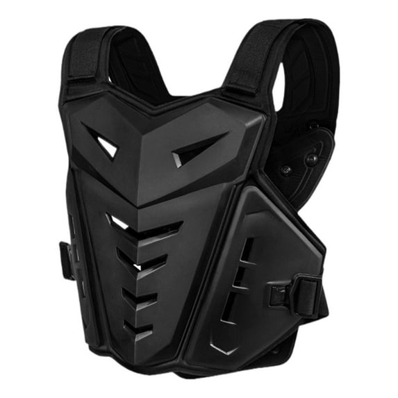 Kuntesetty Adult Motorcycle Body Vest Chest Protector Practical Wear-resistant Comfortable Black
