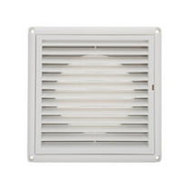 Kuntesetty Air Cover Decorative Rustproof White Floor Vent Deflectors Grille Louvers Covers 100mm