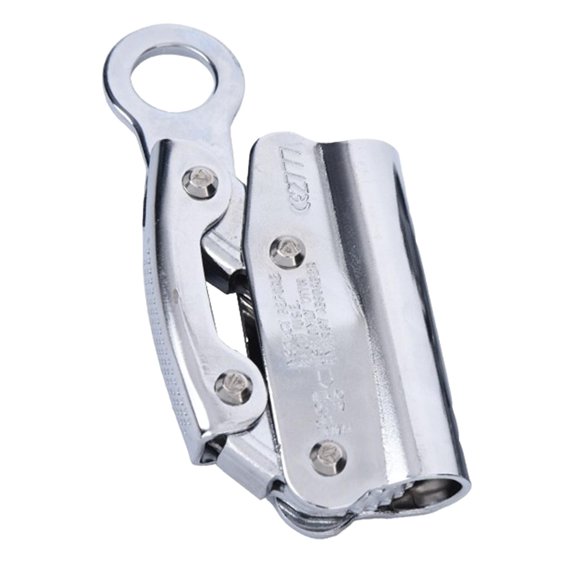 Kuntesetty Alloy Steel Strong Bearing Arrest Rope Grab Rock Climbing Self Locking Anti Fall Round Hole