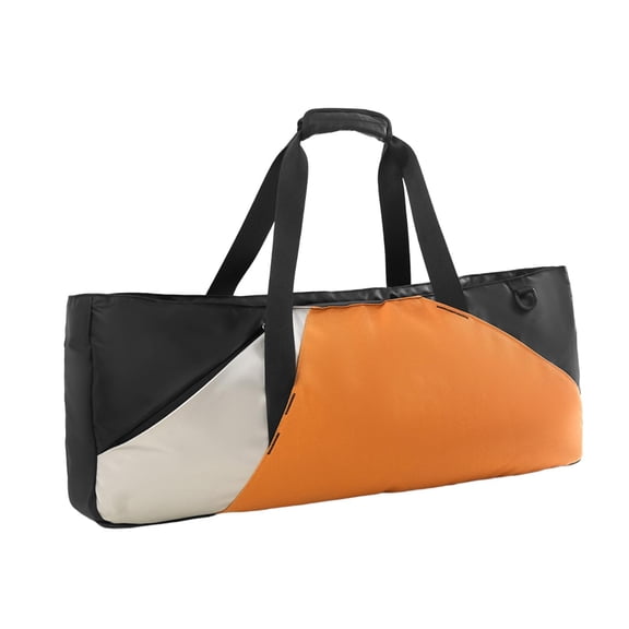 Kuntesetty Badminton Racket Bag Water Resistance Sports Carrying Case for Player Unisex Orange