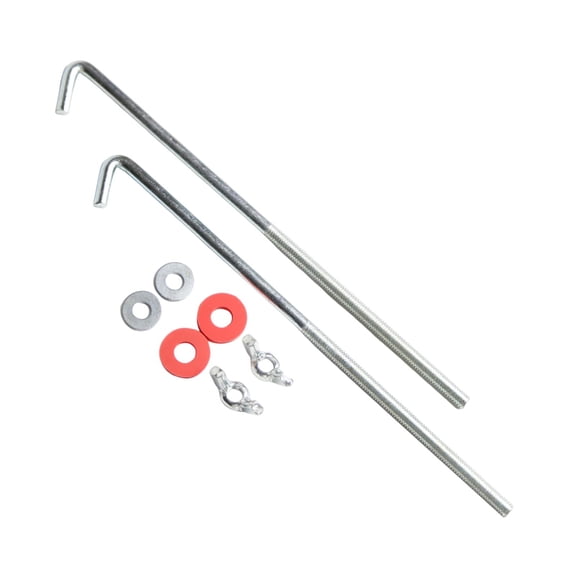 Kuntesetty Battery Hold Down J Bolts Fixing Bolts Nuts Washers Battery Tie Down Bracket 19cm