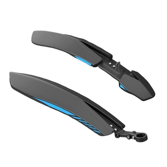Kuntesetty Bike Front Rear Fenders Mudflaps for Mountain Bikes Riding Bicycling black blue