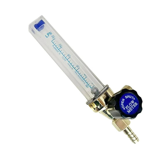 Kuntesetty CO2 Flow Meter Easy to Record M14 x 1.5mm Thread Stable Argon CO2 Flow Meter