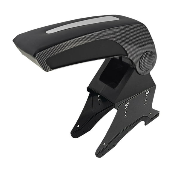 Kuntesetty Car Center Console Armrest Box Car Height Adjustable PU Arm Rest Storage Box