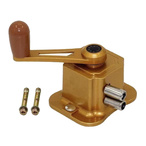 Kuntesetty Clothes Rack Hand Crank Hand Shaker Heavy Duty Easy to Install Versatile Replace Golden