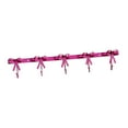 thumbnail image 1 of Kuntesetty Coat Rack Wall Mount 5 Hooks Bow Shaped Coat Hat Hooks for Bags Drawing Room Pink, 1 of 9