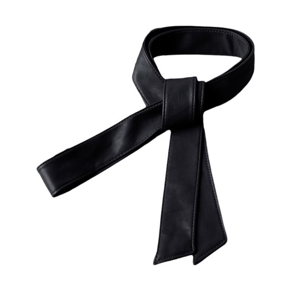 Kuntesetty Coat Waist Belt Practical Women Girls Clothing Accessories Fashion Waistband Black