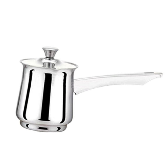Kuntesetty Coffee Pot Comfortable Grip Stainless Steel for Delicious Daily Kitchen Home 900ml