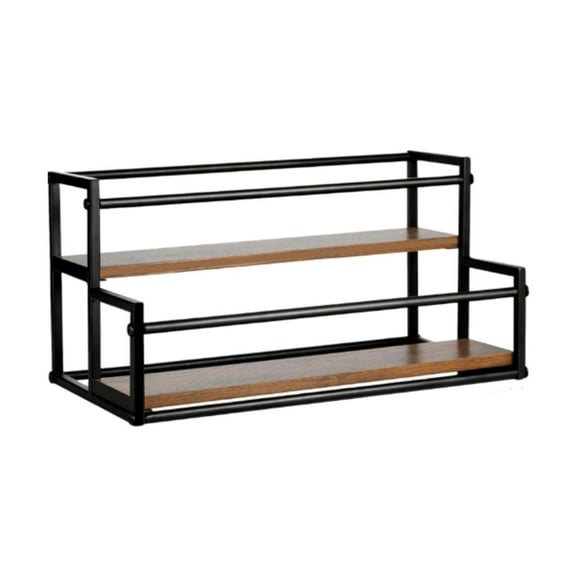 Kuntesetty Coffee Syrup Organizer Rack Rack for Bar ,Storage Holder Shelf Storage Rack 43x23x21.2cm