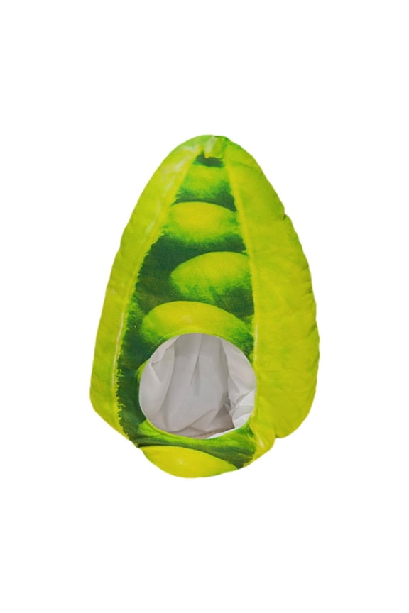 Cute Vegetable Hat Pea Funny Costume Accessories for Cosplay Dress up Selfie