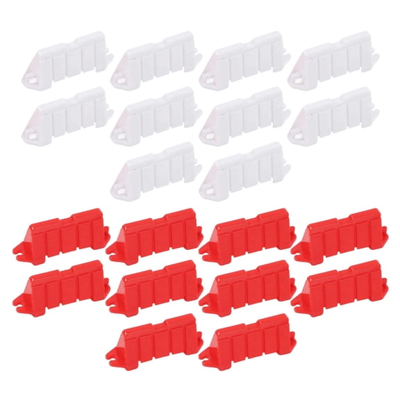 Kuntesetty DIY Modular RC Track Set Accessory Kids Car Model Parking Educational Easily Install Children Traffic Toy Road Barriers 20 Piece