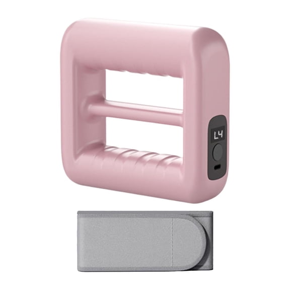 Kuntesetty Deep Tissue Massager Compact Fascia Ring for Waist Muscle Abdominal Athletes Pink