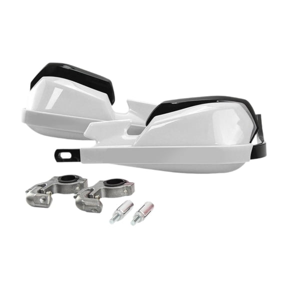 Kuntesetty Dirt Bike Handguards Aluminum Handlebar Protection for Dirt Pit Bike white