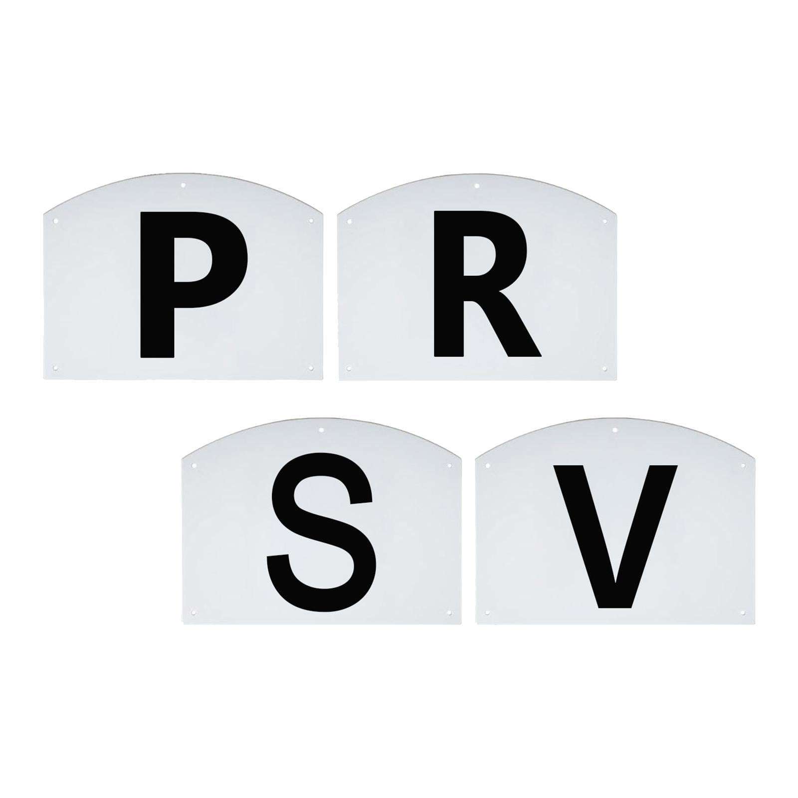 Dressage Arena Letters - Waterproof PP Markers For Equestrian Training