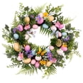 thumbnail image 1 of Kuntesetty Easter Egg Flower Wreath Artificial Flower Garland Artificial Easter Wreaths for A, 1 of 6