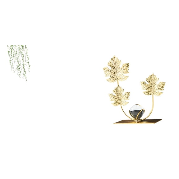 Kuntesetty Elegant Green Plant Vines Wall Sticker and Leaf Sculpture Bookshelf Art Mural for Bedroom Restroom Holiday Housewarming Gift Modern Home Decor