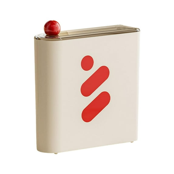 Kuntesetty Facial Storage Box Container Storage Saving Versatile Dustproof Lightweight white