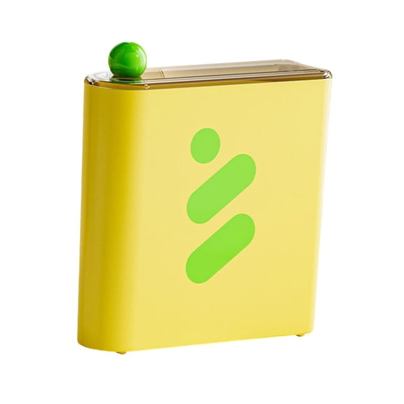 Kuntesetty Facial Storage Box Container Storage Saving Versatile Dustproof Lightweight yellow