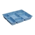 thumbnail image 1 of Kuntesetty Felt Drawer Organizer Tray 6 Compartments Containers for Shelf Tabletop Desk Blue, 1 of 9