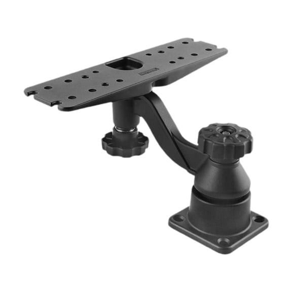 Kuntesetty Fish Finder Mount Base 360 degree Rotation Sturdy Rack for Kayak Rails Marine Boat Style B