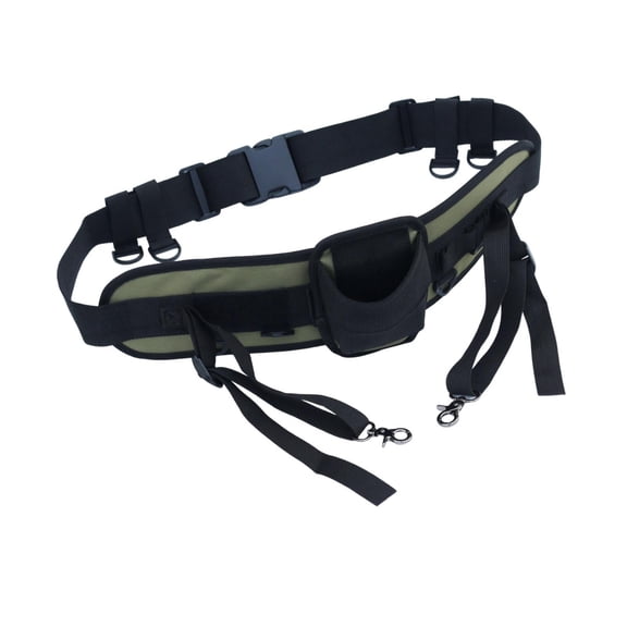 Kuntesetty Fishing Belt Professional Quick Installation for Tackle Storage Multipurpose Green
