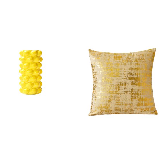 Kuntesetty Flower Vase Porcelain Table Ornament Geometric Decorative Piece Removable Washable Pillow Cover Suitable for Offices Living Rooms Bedrooms Fireplaces