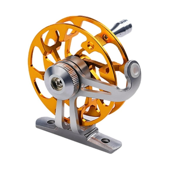Kuntesetty Fly Fishing Reel Fishing Tackle Fisherman Gift Fly Reel Portable Lightweight Gold