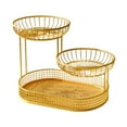 thumbnail image 1 of Kuntesetty Fruit Basket Holder Fruit Bowl Rack Serving Bowl Large Capacity Modern Home Use L gold, 1 of 9