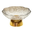 thumbnail image 1 of Kuntesetty Fruit Bowl Footed Decorative for Kitchen Counter for Parties Kitchen Wedding Whiite and Gold, 1 of 9