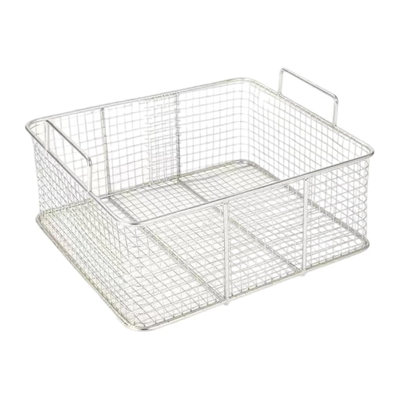 Kuntesetty Frying Drain Basket French Fry Basket for Fried Foods French Fries Straining 35x25x10cm