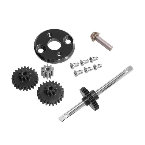 Kuntesetty Gearbox Transmission Gear Set Maintenance Vehicle Motor Pinion Gear for MN82 Black