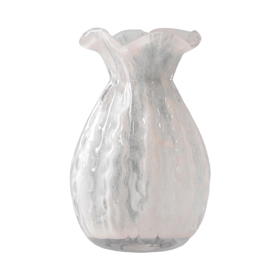Kuntesetty Glass Modern Vase Elegant Gift Large Bud Vase for Indoor Kitchen Living Room