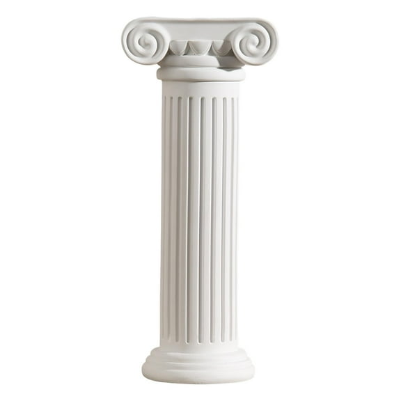 Kuntesetty Greek Column Flower Vase Planter Flowerpot Roman Pillar Plant Stand Resin Statue