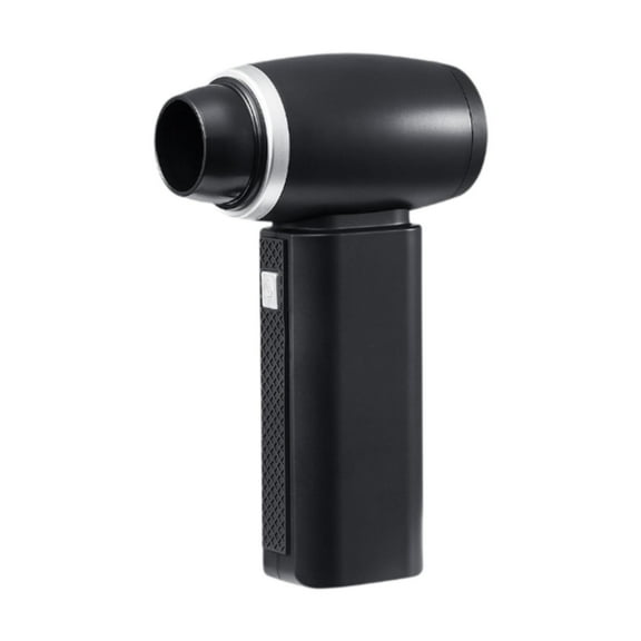Kuntesetty Handheld Fan Air Duster Easy to Use Practical High-speed Portable black