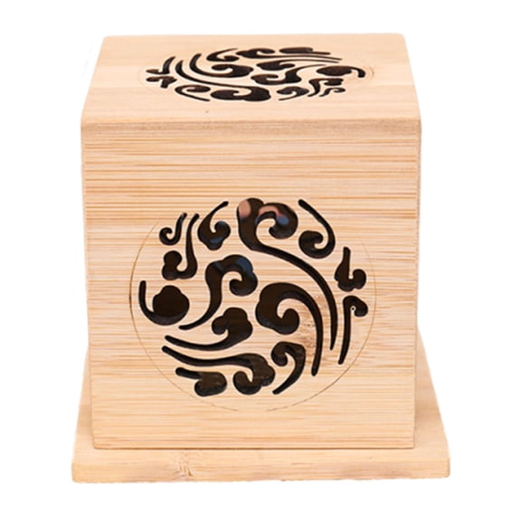 Kuntesetty Incense Burner Box Incense Holder Housewarming Gifts Hollow Out Tabletop Centerpiece Ornament for Meditation Studio Tea House
