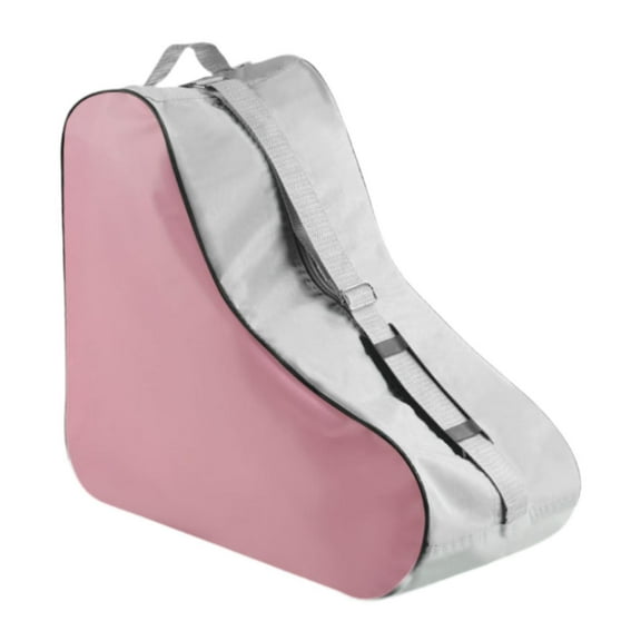 Kuntesetty Kids Roller Skates Bag Girls Boys Outdoor Sports Ice Skates Travel Container Pink