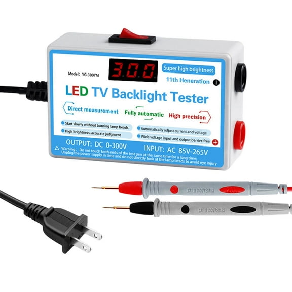 Kuntesetty LED TV Backlight Tester Multipurpose 0-300V Output Lightweight for LED Light