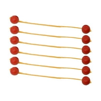 Kuntesetty Ladder Balls Outdoor Yard Backyard Games Replacement for Kids Adults Family Lawn 6pcs Red