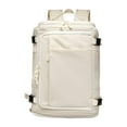 thumbnail image 1 of Kuntesetty Large Travel Backpack Duffel Tote Outdoor Fitness Luggage Bag Casual Daypack White, 1 of 9