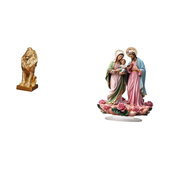 Kuntesetty Lion Sculpture Statue Collectible Tabletop Ornament Art Figurine Decorative Office Home Bookshelf Birthday Gift Acrylic Desktop Decor DIY Unique Tabletop Ornament Home Decor Holiday